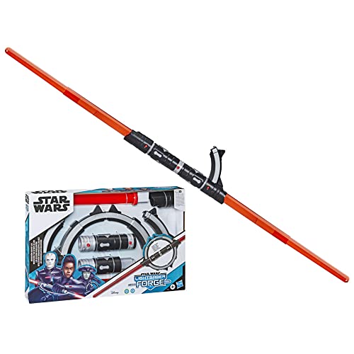STAR WARS Lightsaber Forge Inquisitor Masterworks Set Double-Bladed Electronic Lightsaber, Customizable Roleplay Toy for Kids Ages 4 and Up (F3807) from Hasbro
