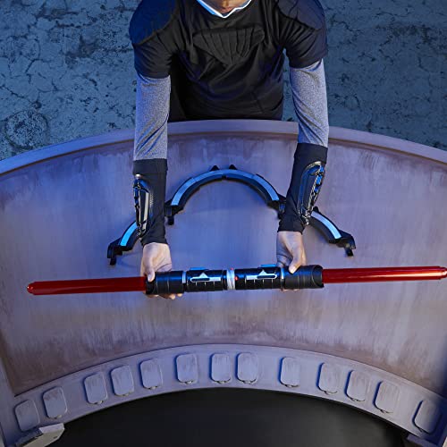 STAR WARS Lightsaber Forge Inquisitor Masterworks Set Double-Bladed Electronic Lightsaber, Customizable Roleplay Toy for Kids Ages 4 and Up (F3807) from Hasbro