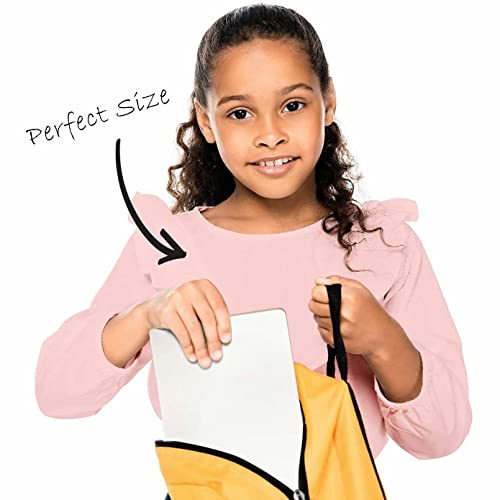 Set of 12 Small White Board Dry Erase Boards Classroom Pack Mini White Boards 9"x12â Double Sided Personal Whiteboards for Students Teachers School Supplies Lapboards l 12 Mini Whiteboard Erasers Incl by SCRIBBLEDO