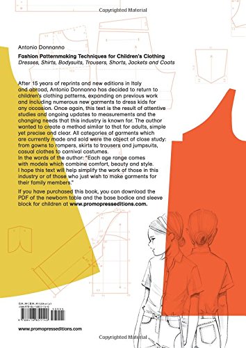 Fashion Patternmaking Techniques for Children's Clothing: Dresses, Shirts, Bodysuits, Trousers, Jackets and Coats by Promopress