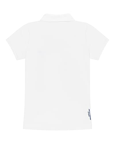 Skechers Girls Polo Skort 2 Piece Athletic Tennis and Golf Set with Scrunchie Girls Fashion Ahletic Golf and Tennis Clothing (White/Daisy Yellow, 5/6) from 