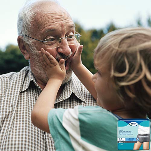 Tena ProSkin Incontinence/Bladder Control Underwear for Men, Maximum Absorbency, Medium, 80 ct from TENA