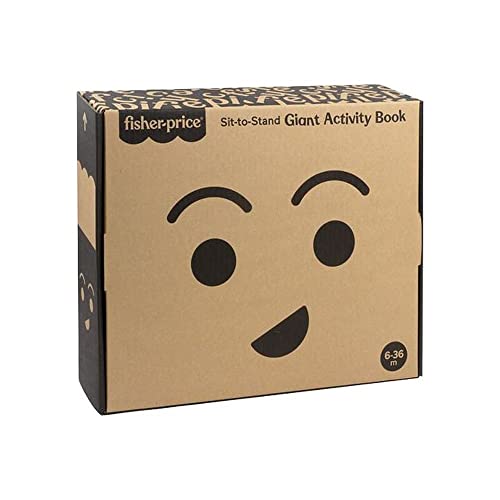 Fisher-Price Sit-to-Stand Giant Activity Book, Electronic Learning Toy and Activity Center for Infants and Toddlers Ages 6 Months to 3 Years from Fisher-Price