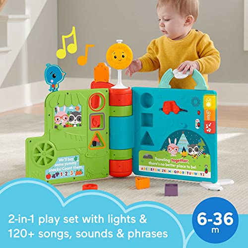 Fisher-Price Sit-to-Stand Giant Activity Book, Electronic Learning Toy and Activity Center for Infants and Toddlers Ages 6 Months to 3 Years from Fisher-Price