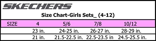 Skechers Girls Polo Skort 2 Piece Athletic Tennis and Golf Set with Scrunchie Girls Fashion Ahletic Golf and Tennis Clothing (White/Daisy Yellow, 5/6) from 