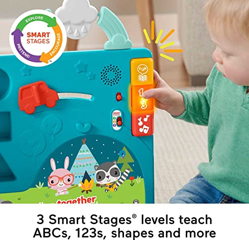 Fisher-Price Sit-to-Stand Giant Activity Book, Electronic Learning Toy and Activity Center for Infants and Toddlers Ages 6 Months to 3 Years from Fisher-Price