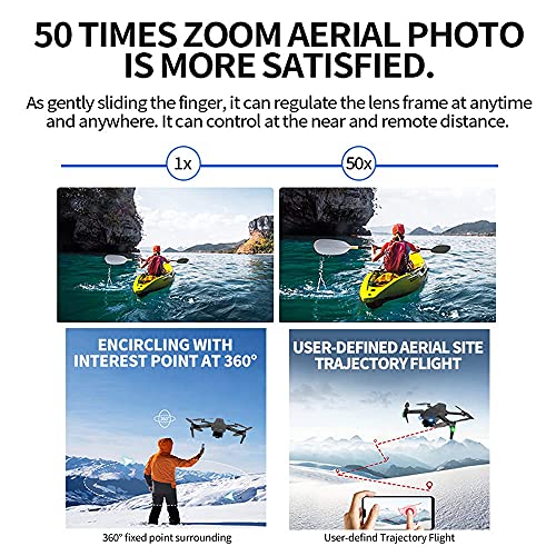 YASOLA GPS Drones with Camera for Adults 4K,3-Axis Gimbal Camera,EIS Anti-Shake,5G WIFI FPV,Auto Return Home, Brushless Motorï¼2 Battery + Carrying Caseï¼ by XINLIN