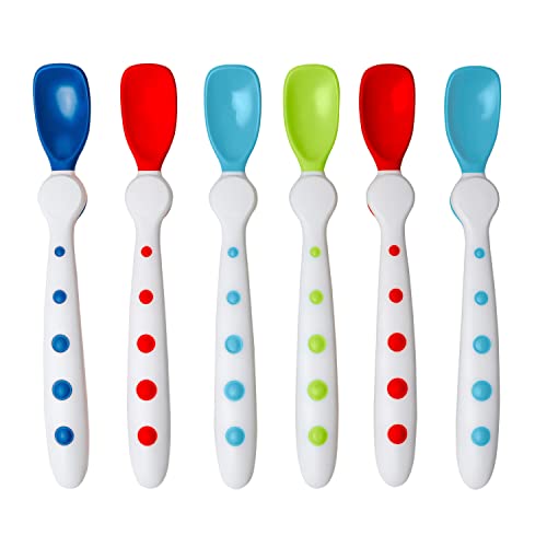 First Essentials by NUK Rest Easy Spoons, 6 Pack, 6+ Months by Gerber Graduates