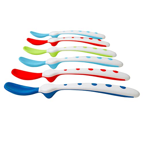 First Essentials by NUK Rest Easy Spoons, 6 Pack, 6+ Months by Gerber Graduates