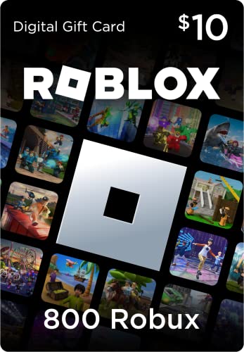 Roblox Digital Gift Card - 800 Robux [Includes Exclusive Virtual Item] [Online Game Code] from Roblox
