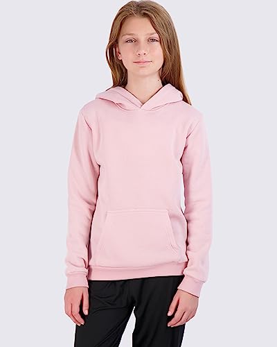 3 Pack: Youth Girls Fleece Long Sleeve cute Soft Pullover Hoodie Sweatshirt Teen fashion Sweater Uniform Active Athletic Gym Tops Clothes Kids Plain Black Blue Dry Fit Ninos Warm - Set 1 , M (10-12) from 