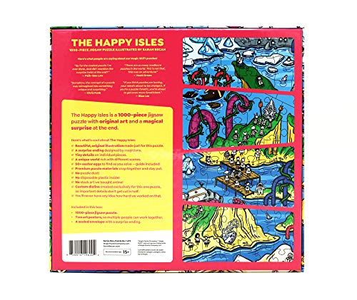 The Happy Isles â¢ 1000-Piece Jigsaw Puzzle from The Magic Puzzle Company â¢Â Series One by AdMagic