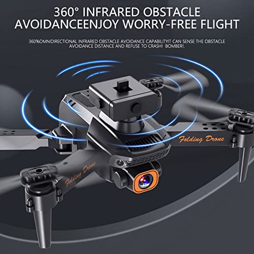 Aerial Photography Drone - Mini Foldable Remote Control Quadcopter with HD 1080P FPV Camera, Altitude Hold, Headless Mode and One Key Start, Gifts for Boys Girls by topliu