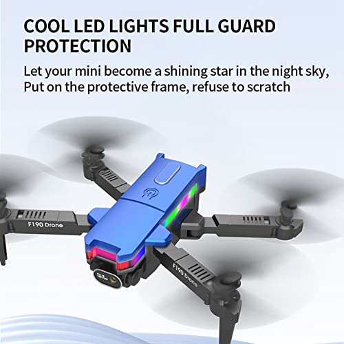 Drone with Daul 4K HD FPV Camera Remote Control Toys Gifts for Boys Girls with Altitude Hold Headless Mode One Key Start Speed Adjustment Function from YLOMAY