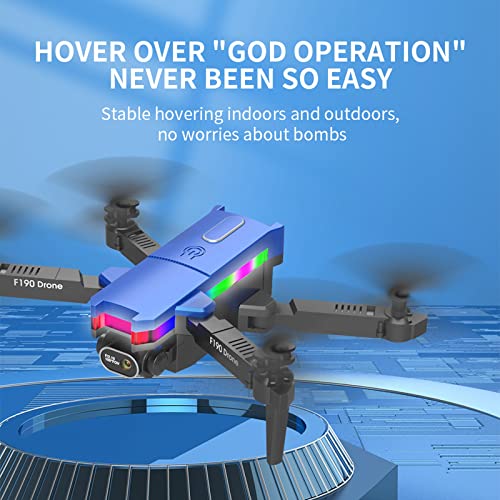 Drone with Daul 4K HD FPV Camera Remote Control Toys Gifts for Boys Girls with Altitude Hold Headless Mode One Key Start Speed Adjustment Function from YLOMAY