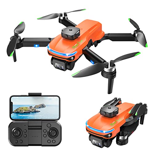 GBSELL Drone - K9 Series -18+ Mins Flight Time, 4K HD Camera, 3-Level Flight Speed,3-Level Flight Speed,LED Light, Gesture Control RC Quadcopter with Batteries (Orange K916) by K9 High Quality Series