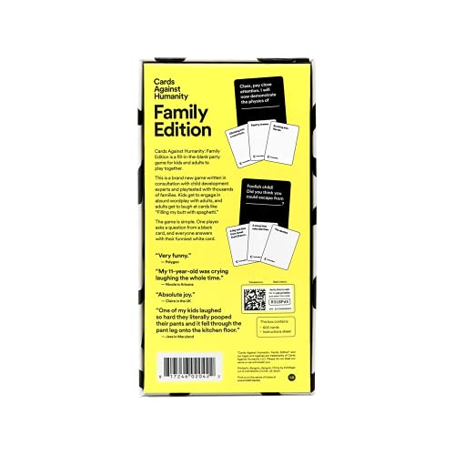 Cards Against Humanity: Family Edition â¢ The Actual, Real, Official Family Edition of CAH from Cards Against Humanity LLC