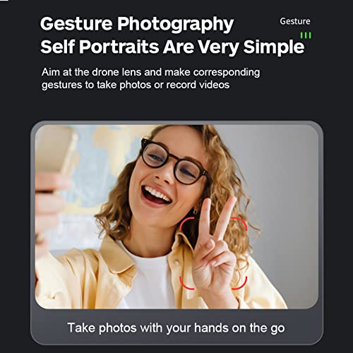 GBSELL Drone - K9 Series -18+ Mins Flight Time, 4K HD Camera, 3-Level Flight Speed,3-Level Flight Speed,LED Light, Gesture Control RC Quadcopter with Batteries (Orange K916) by K9 High Quality Series