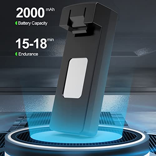 GBSELL Drone - K9 Series -18+ Mins Flight Time, 4K HD Camera, 3-Level Flight Speed,3-Level Flight Speed,LED Light, Gesture Control RC Quadcopter with Batteries (Orange K916) by K9 High Quality Series