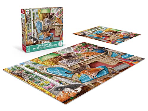 Ceaco - Paws Gone Wild - Kittens in The Bedroom -550 Piece Jigsaw Puzzle from Ceaco