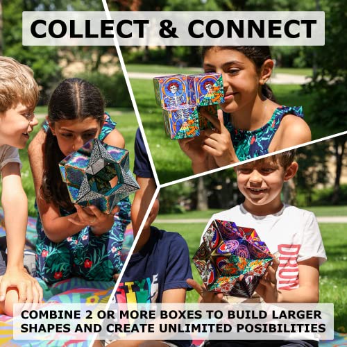 SHASHIBO Shape Shifting Box - Award-Winning, Patented Fidget Cube w/ 36 Rare Earth Magnets - Extraordinary 3D Magic Cube â Shashibo Cube Magnet Fidget Toy Transforms Into Over 70 Shapes (Spaced Out) from Shashibo