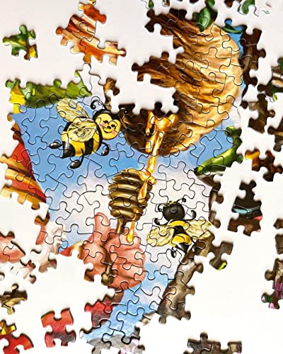 Springbok's 500 Piece Jigsaw Puzzle Gnome Worries Bee Happy - Made in USA from Springbok