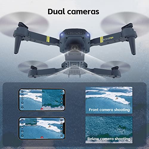 CHUBORY Drone for Beginners 40+ mins Long Flight Time WiFI FPV Drones with Camera for Adults-Kids 1080P HD 120Â°Wide-Angle Drone Quadcopter with Optical Flow Positioning,Follow me,3D Flip (2 Batteries) from Foshanshi chuboruijiajuyouxianzerengongsi