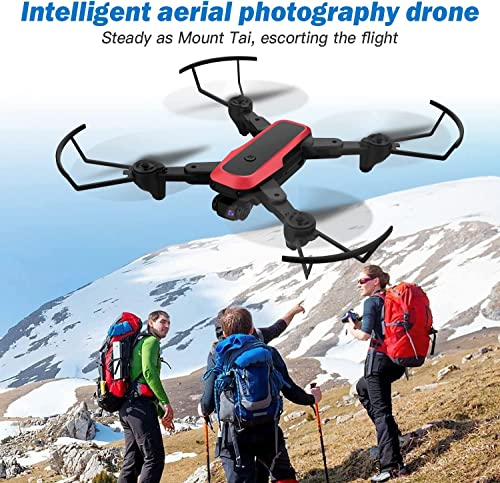 TizzyToy Drone with Camera 4K, Drones for adults, WiFi FPV RC Quadcopter with Gesture Control, 3D FlipFoldable Mini Drones Toys Gifts for Kids Beginners, Controlled Cameraï¼Drone with LED Lights, Headless Mode,One Key Start Mode from TizzyToy