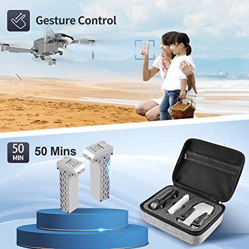 4DRC F3 GPS Drone with 4K Camera for Adults, RC Quadcopter With 5G FPV Live Video for beginners,2 Batteries and Carrying Case, Auto Return Home, Follow Me,Gravity Control,Waypoint Fly, Headless Mode from shantoushixiaowangguoshangmaoyouxiangongsi