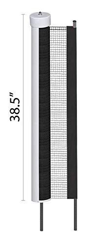 Kidkusion Retractable Driveway Guard, Black, 25' | Driveway Safety; Outdoor; Barrier; Adjustable by Kid Kusion