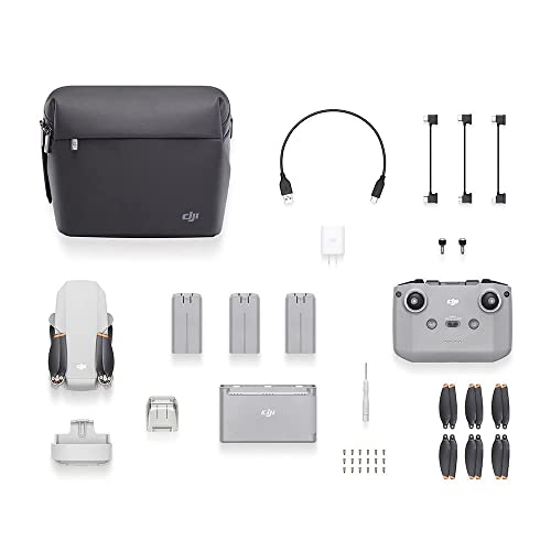 DJI Mini 2 Fly More Combo Quadcopter with Remote Controller CP.MA.00000306.01 (Renewed) by DJI