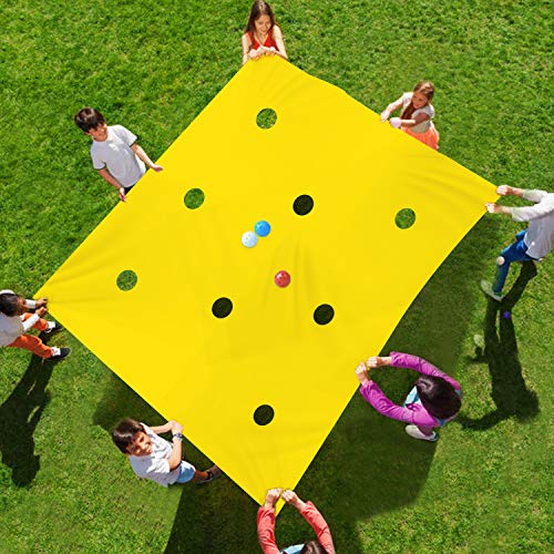 Sonyabecca Hole Tarp Team Building Exercise Activities Games Teamwork Group Learning Fun Playing 84''Lx55''W from Sonyabecca