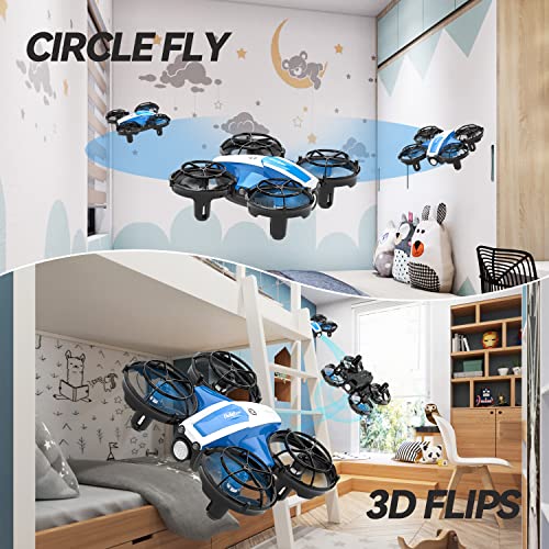 Holyton Mini Drone for Kids Beginners Adults, Hand Operated/Remote Control Quadcopter with 21Mins Flight Time,Auto Hover,Auto-rotation,Throw to Go,Circle Fly, Toys for Boys & Girls, Upgraded HS330 from Holyton