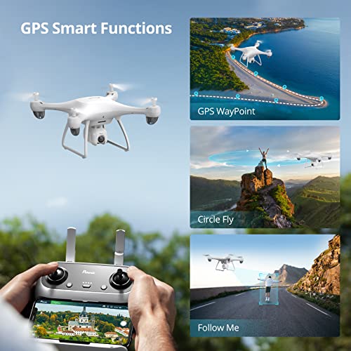 Potensic Drone with Sony 4K Camera for Adults, FPV Quadcopter with GPS Smart Return, App Remote Control, 984ft 5G WiFi Transmission, Less Than 250g from Potensic