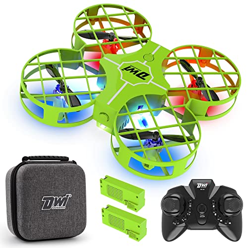 Dwi Dowellin 4.5 Inch Mini Drone for Kids One Key Take Off Landing Spin Flips RC Small Drones Crash Proof for Beginners Boys and Girls Quadcopter Toys, Green from Dwi Dowellin