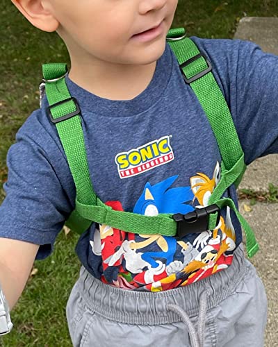 Hooyyene Toddler Harness Leash + Anti Lost Wrist Link, Child Safety Harness with Leash, Kids Walking Wristband Assistant Strap Belt for Boys, Girls and Babies Outdoor Activity by Hooyyene