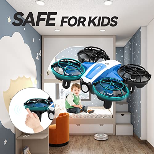 Holyton Mini Drone for Kids Beginners Adults, Hand Operated/Remote Control Quadcopter with 21Mins Flight Time,Auto Hover,Auto-rotation,Throw to Go,Circle Fly, Toys for Boys & Girls, Upgraded HS330 from Holyton