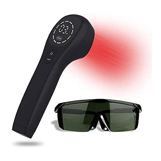 Cold Laser Human/Vet Device with LED Display Targets Joint and Muscles Directly for Pain ReliefInfrared Light(2x808nm +12X650nm) by KTS