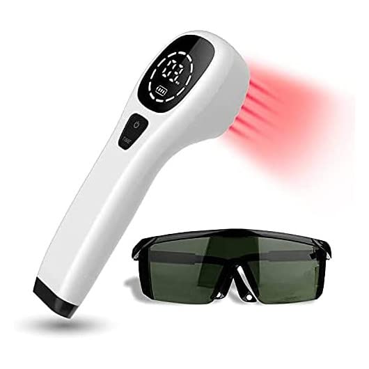 Cold Laser Human/Vet Device with LED Display Targets Joint and Muscles Directly for Pain ReliefInfrared Light(2x808nm +12X650nm) by KTS