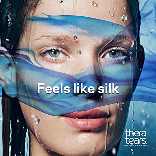 TheraTears Nighttime Therapy Lubricant Eyedrops for Dry Eyes, Preservative Free, Single-Use Vials, Clear, 30 Count, 0.6 Fl Oz by Prestige Consumer Healthcare