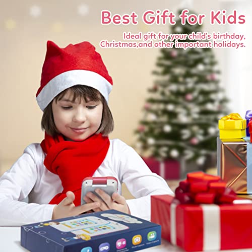 Kids Phone Support Cell SIM Card Parental Control Learning Toy Phone Toddlers' Electronics Baby Cell Phone with 180Â° Flip Camera WiFi Bluetooth Music Player Puzzle Games for Kids Gifts Age 3-10-Pink from FAYYANG