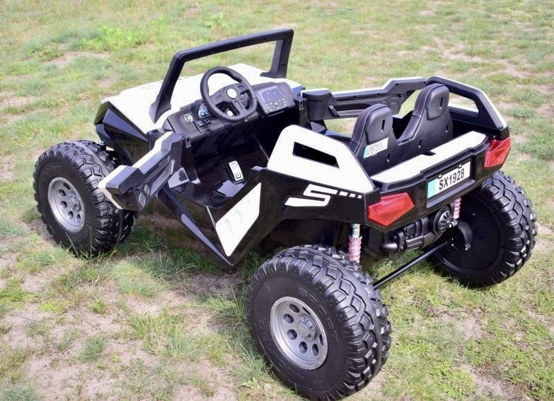 4X4 Upgraded Kids Ride on car 24v XL Ride On UTV Buggy Quad SIDEBYSIDE RZR with 2 Adjustable Leather Seats Rubber Tires TV Touch Screen Parent Remote Control 2-11mph 3 speed new 2023 model holds 265lb from Next generation