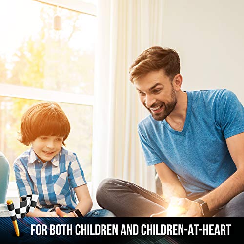 Atlasonix Remote Control Car for Boys - RC Stunt Car Toy | 4-Wheel Drive Car Spins and Flips | Indoor and Outdoor w/ Bonus - 6 Traffic Cones | Gift for Kids 3-10 | Size 7 x 5 in (Red) by Atlasonix