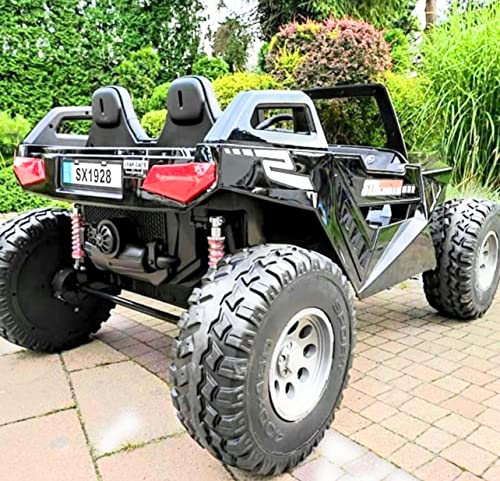 4X4 Upgraded Kids Ride on car 24v XL Ride On UTV Buggy Quad SIDEBYSIDE RZR with 2 Adjustable Leather Seats Rubber Tires TV Touch Screen Parent Remote Control 2-11mph 3 speed new 2023 model holds 265lb from Next generation