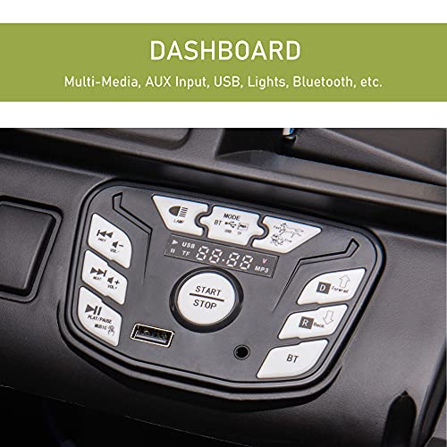 Aosom 12V 2-Seater Kids Electric Ride-On Car Off-Road UTV Truck Toy with Parental Remote Control & 4 Motors, Camo Green from Aosom LLC