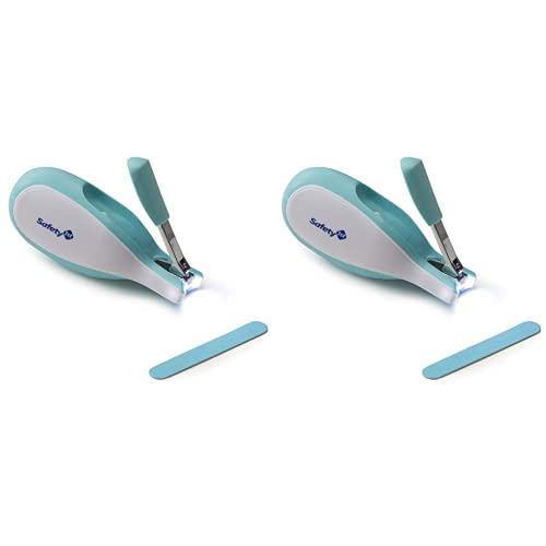Safety 1st Sleepy Baby Nail Clipper (Colors May Vary) (Pack of 2) by 