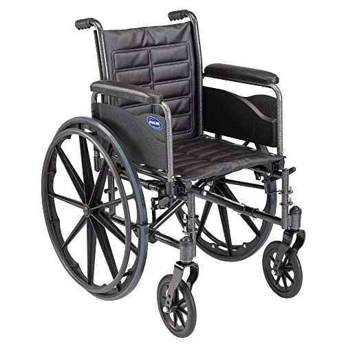 Invacare Tracer EX2 Wheelchair for Adults | Standard Folding | 20 Inch Seat | Full Arms by Invacare