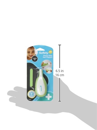 Safety 1st Sleepy Baby Nail Clipper (Colors May Vary) (Pack of 2) by 