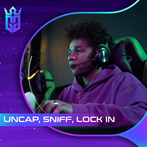 GIT GUD Elite Gaming Inhaler | Energy + Focus Amplifier | Elevate Competitive Game Play | Natural, Stimulating Aromatherapy Blend | 3 Pack by GIT GUD PRODUCTS, LLC