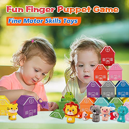 BHRSYXGS Learning Toys for 1 2 3 Years Old Toddlers, 20Pcs Farm Animals Toys Montessori Counting, Matching & Sorting Fine Motor Games, Birthday Easter Gift for Baby Boys Girls Age 12-18 Months from Baihui Toy Company